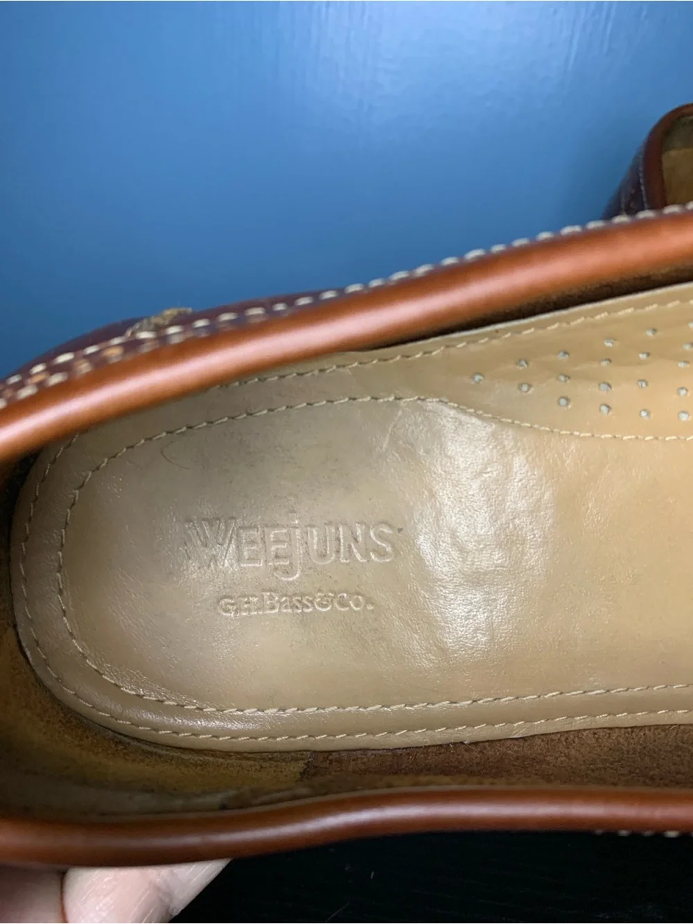 Weejuns Brown Leather Tassel Kiltie Loafers